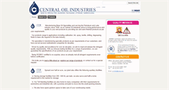 Desktop Screenshot of centraloilindustries.com